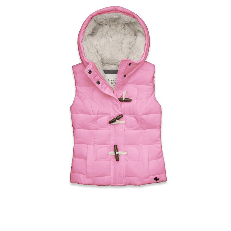 Abercrombie & Fitch Femme Doudounes sans manche rose 4068
