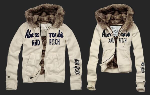 Abercrombie Fitch couple 4062 Sweats à capuche fourrure