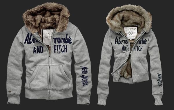 Abercrombie Fitch couple 4063 Sweats à capuche fourrure