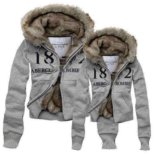 Abercrombie Fitch couple 4065 Sweats à capuche fourrure