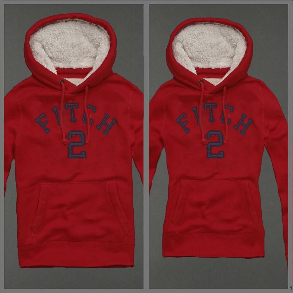 Abercrombie Fitch couple 4078 Sweats à capuche fourrure