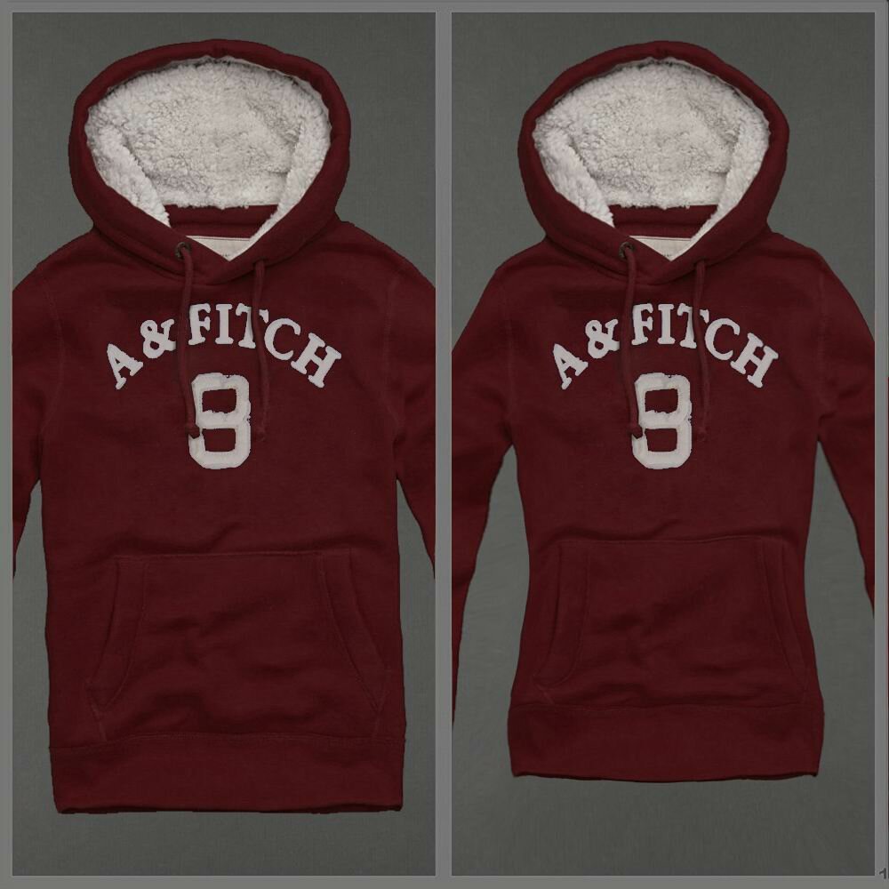 Abercrombie Fitch couple 4080 Sweats à capuche fourrure