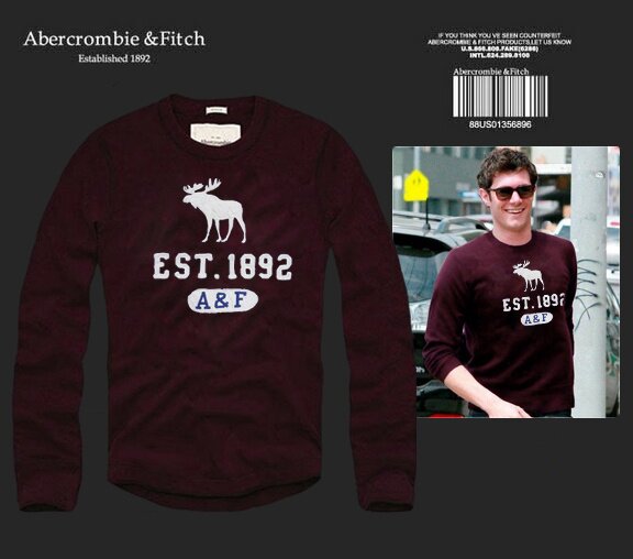 Abercrombie Fitch Homme 2370 T-Shirts manches longues