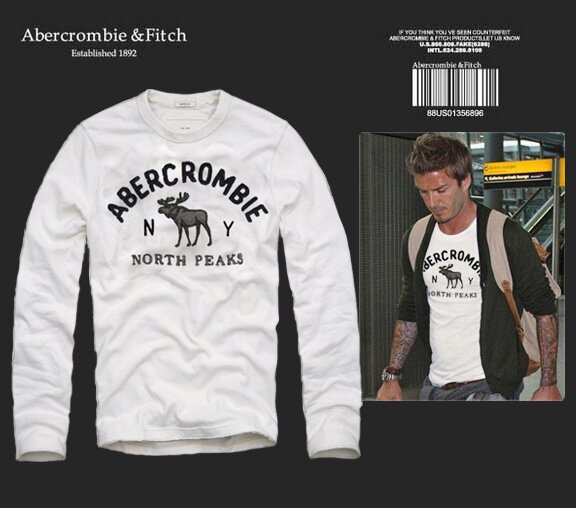 Abercrombie Fitch Homme 2372 T-Shirts manches longues