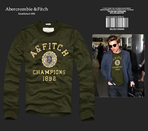Abercrombie Fitch Homme 2377 T-Shirts manches longues