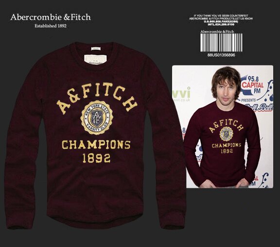 Abercrombie Fitch Homme 2381 T-Shirts manches longues