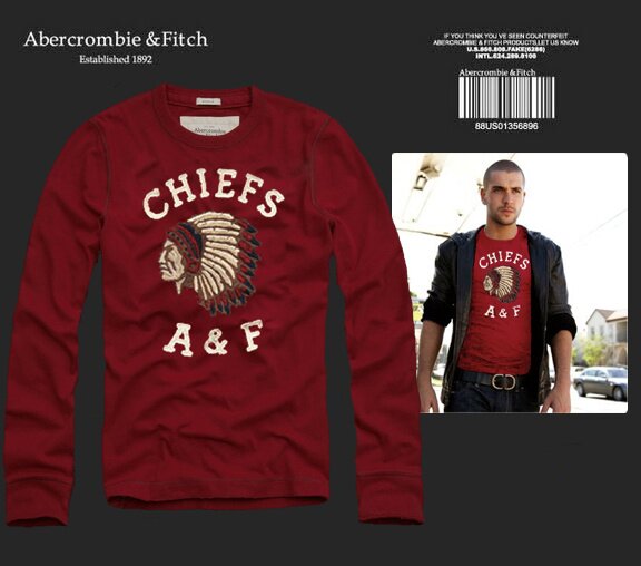 Abercrombie Fitch Homme 2389 T-Shirts manches longues