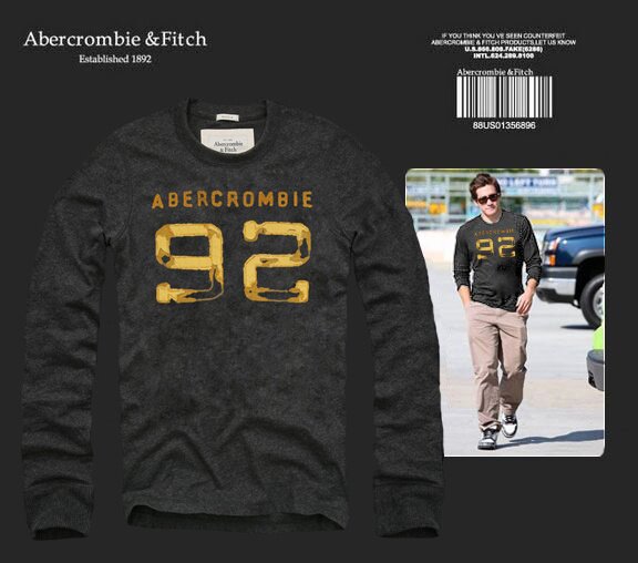 Abercrombie Fitch Homme 2390 T-Shirts manches longues