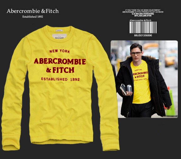 Abercrombie Fitch Homme 2391 T-Shirts manches longues