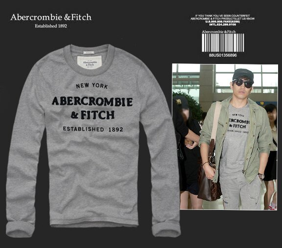 Abercrombie Fitch Homme 2392 T-Shirts manches longues