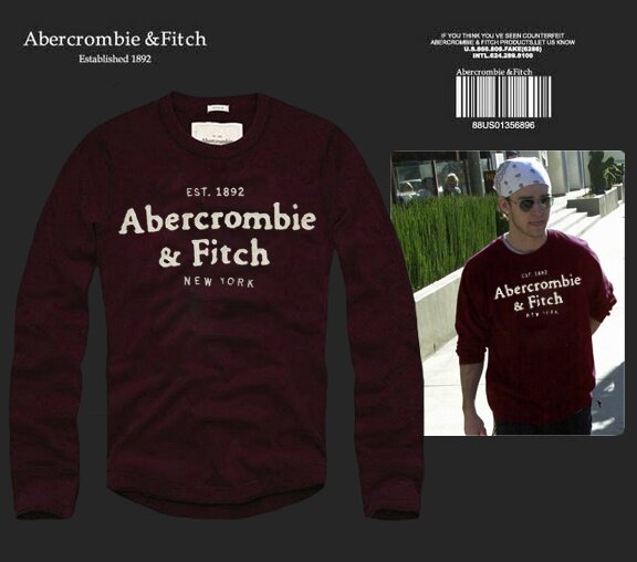 Abercrombie Fitch Homme 2400 T-Shirts manches longues