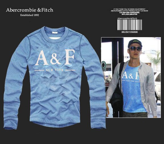 Abercrombie Fitch Homme 2401 T-Shirts manches longues