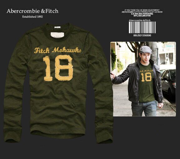 Abercrombie Fitch Homme 2408 T-Shirts manches longues