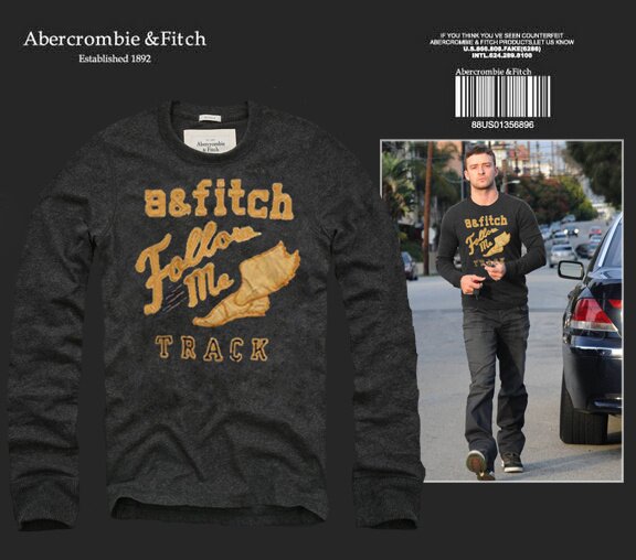 Abercrombie Fitch Homme 2421 T-Shirts manches longues