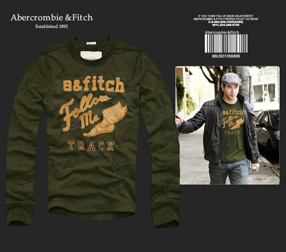 Abercrombie Fitch Homme 2425 T-Shirts manches longues