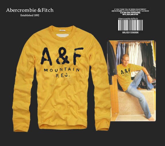 Abercrombie Fitch Homme 2430 T-Shirts manches longues