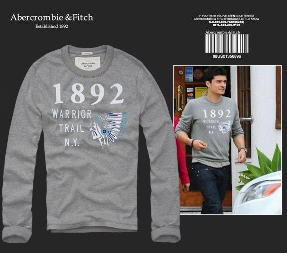 Abercrombie Fitch Homme 2440 T-Shirts manches longues
