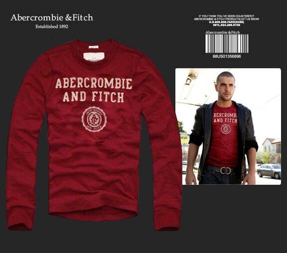 Abercrombie Fitch Homme 2443 T-Shirts manches longues