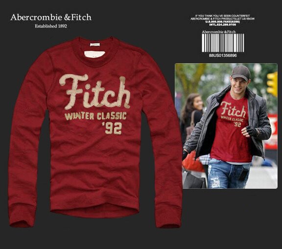 Abercrombie Fitch Homme 2447 T-Shirts manches longues