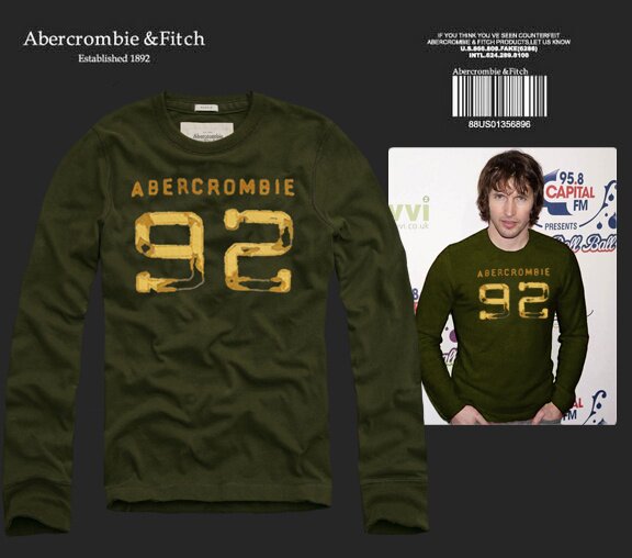 Abercrombie Fitch Homme 2449 T-Shirts manches longues