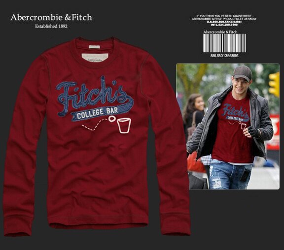 Abercrombie Fitch Homme 2451 T-Shirts manches longues