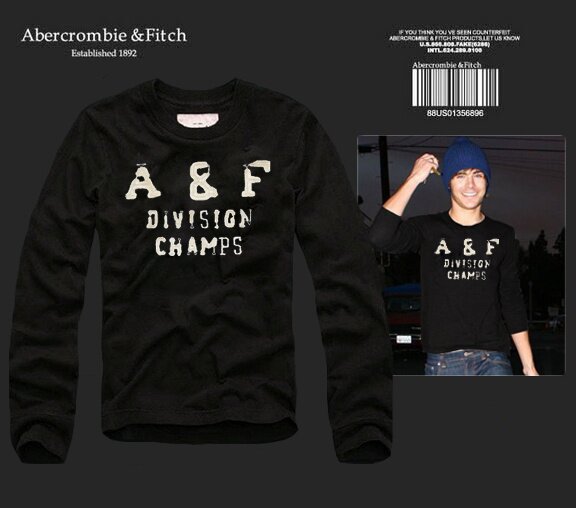 Abercrombie Fitch Homme 2455 T-Shirts manches longues
