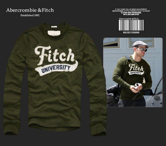 Abercrombie Fitch Homme 2473 T-Shirts manches longues