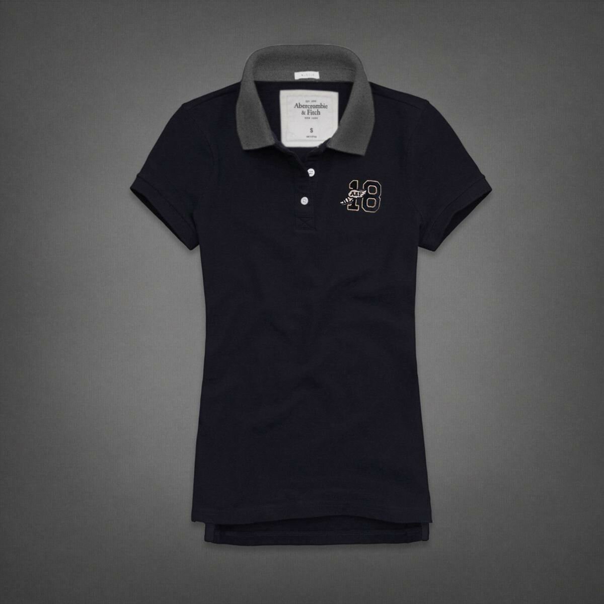 Abercrombie Fitch Femme 4870 Polo Court Tees