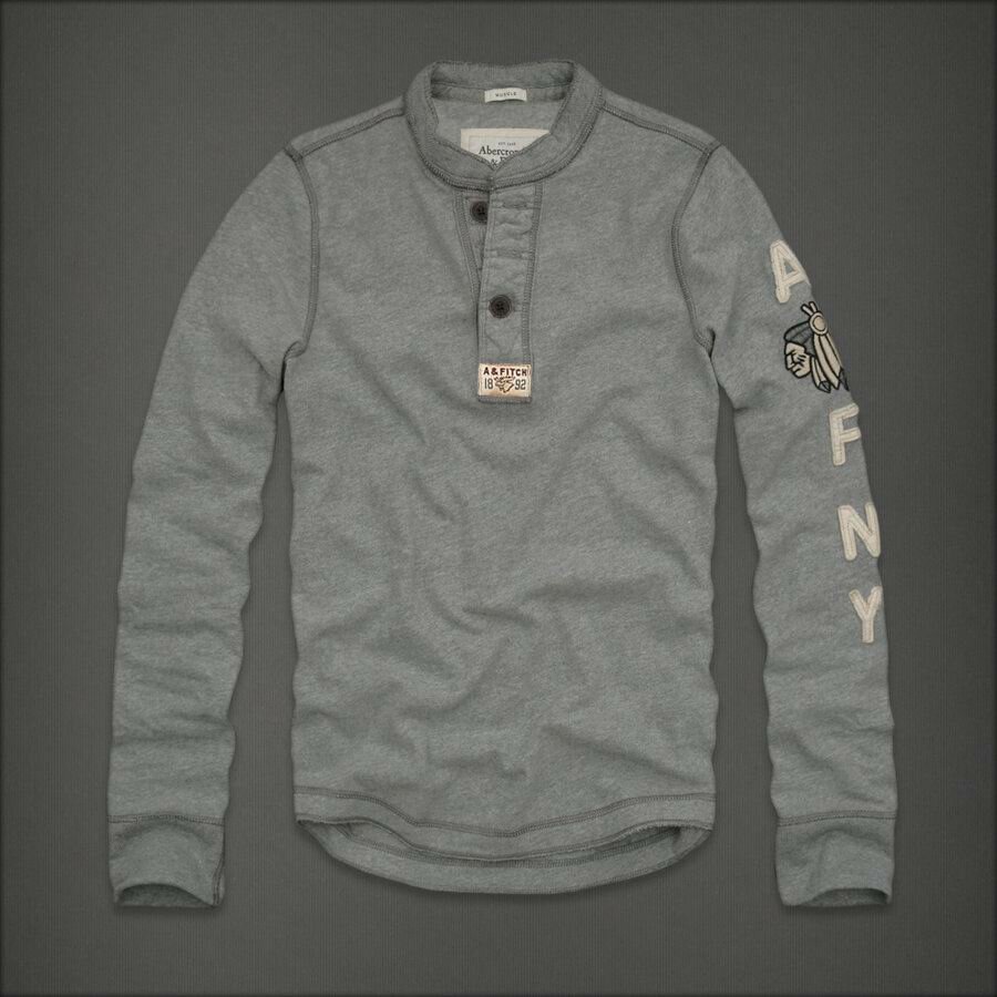 Abercrombie Fitch Homme 2811 T-Shirts manches longues vêtements