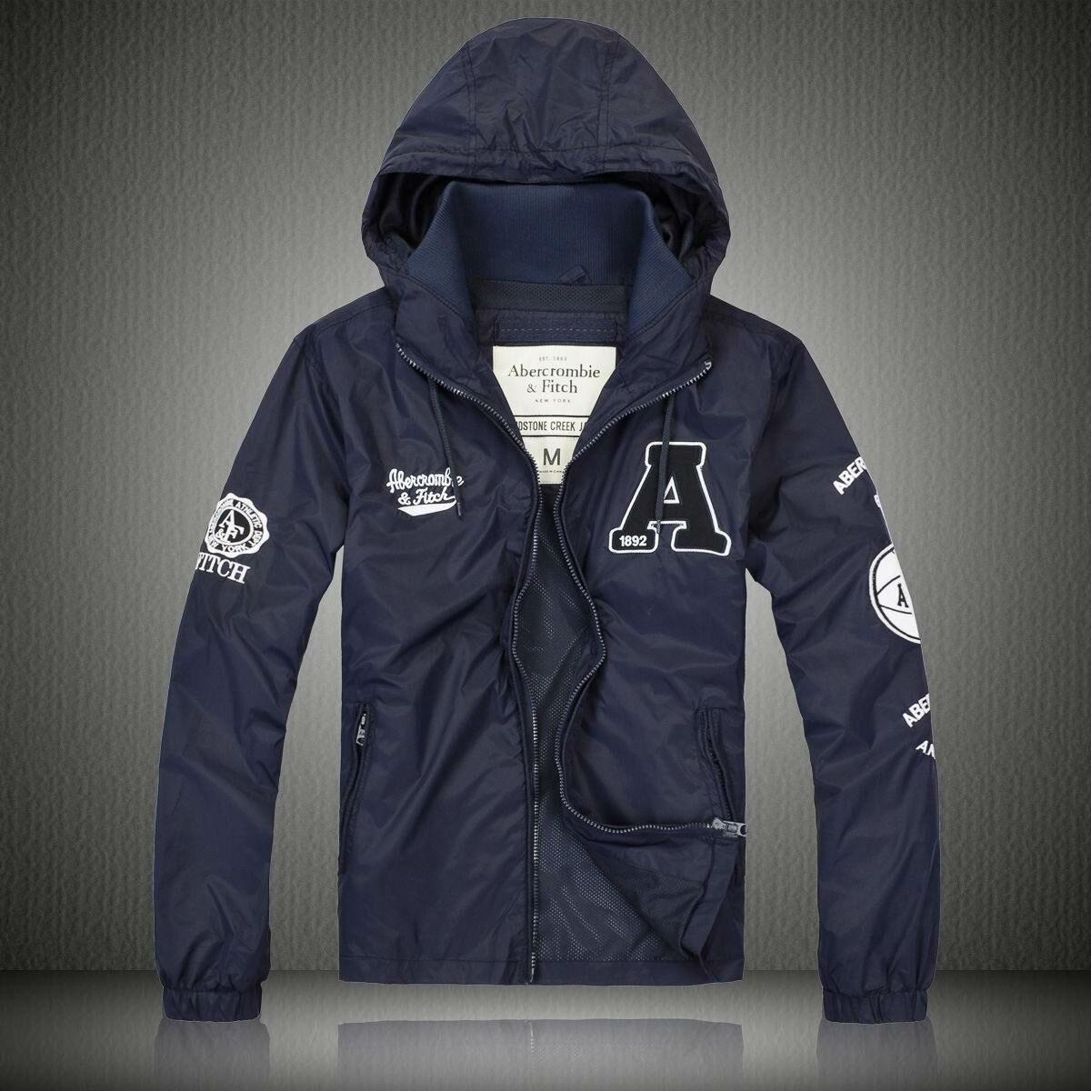 Abercrombie & Fitch Homme 1487 Veste Coupe Vent