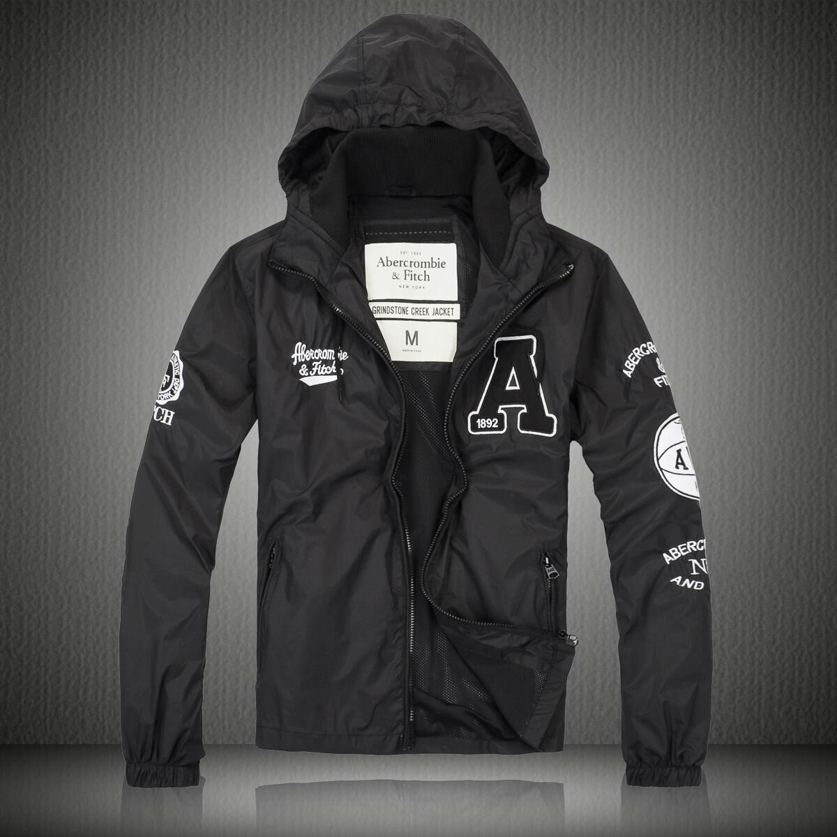 Abercrombie & Fitch Homme 1490 Veste Coupe Vent