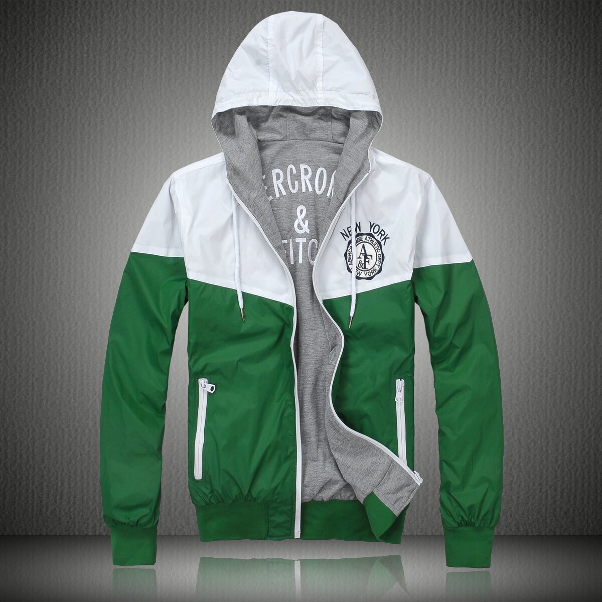 Abercrombie & Fitch Homme 1504 Veste Coupe Vent