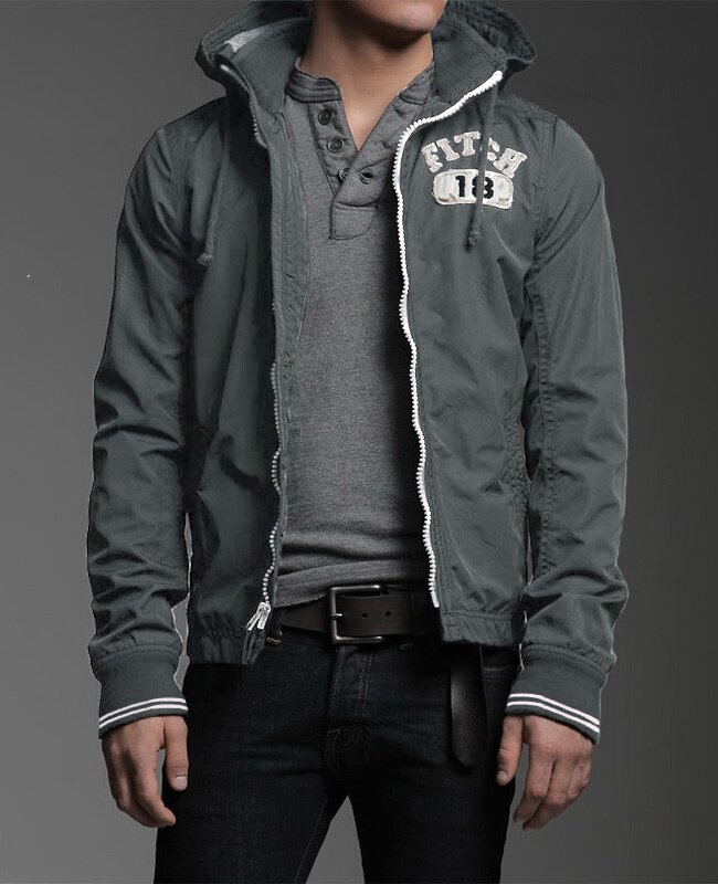 Abercrombie & Fitch Homme 1577 Veste Coupe Vent