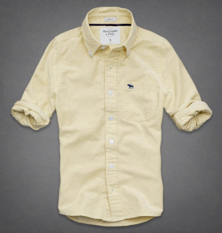 Abercrombie & Fitch Homme 2332 Washed Long Chemises