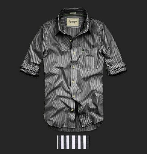 Abercrombie & Fitch Homme 2337 Washed Long Chemises