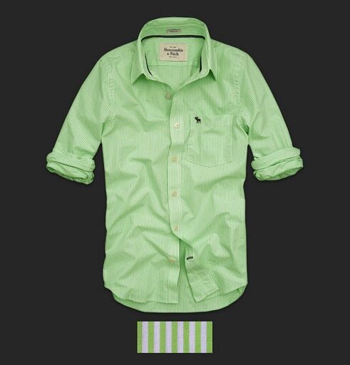 Abercrombie & Fitch Homme 2341 Washed Long Chemises