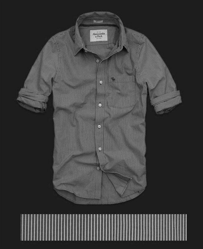 Abercrombie & Fitch Homme 2342 Washed Long Chemises