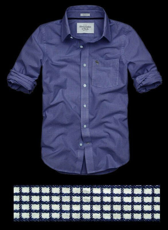 Abercrombie & Fitch Homme 2350 Washed Long Chemises