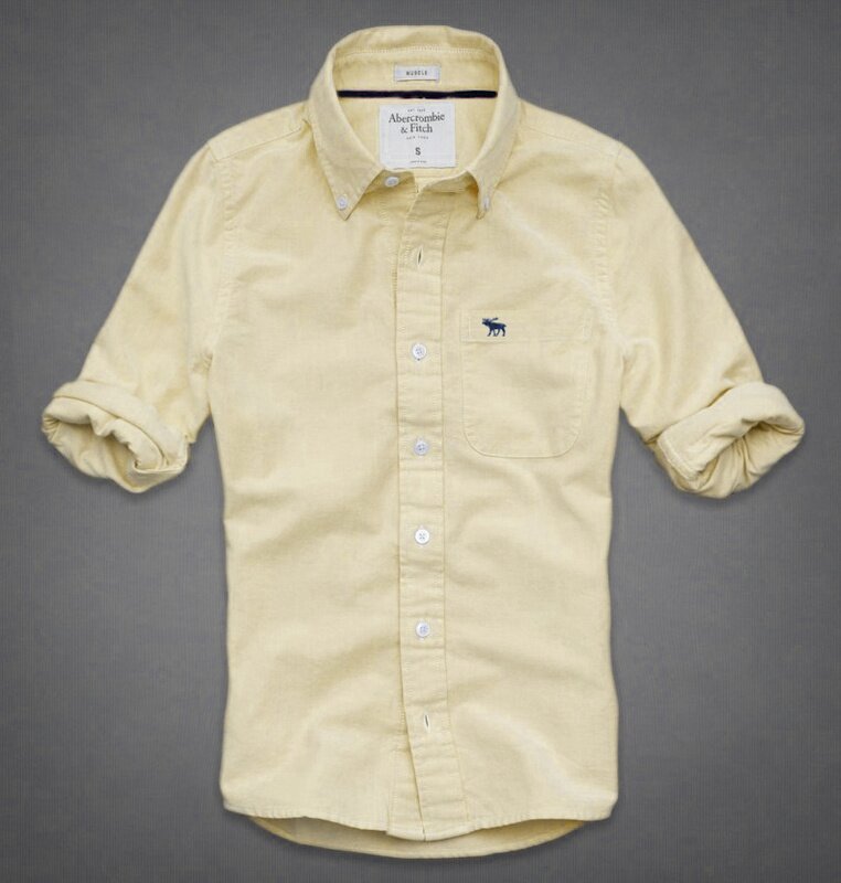 Abercrombie & Fitch Homme 2355 Washed Long Chemises