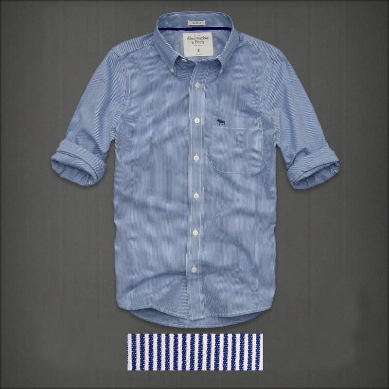 Abercrombie & Fitch Homme 2358 Washed Long Chemises