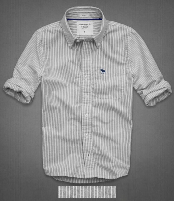 Abercrombie & Fitch Homme 2361 Washed Long Chemises