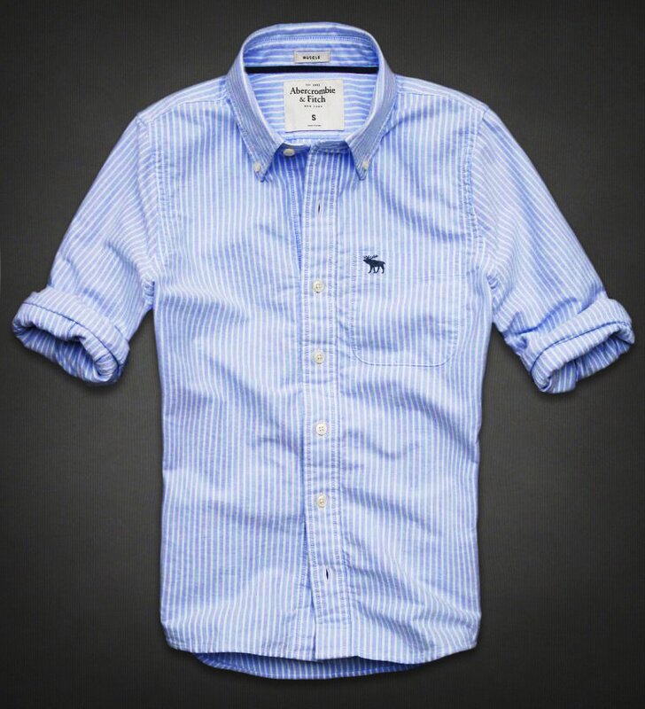 Abercrombie & Fitch Homme 2362 Washed Long Chemises