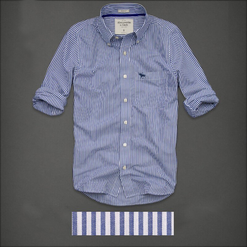 Abercrombie & Fitch Homme 2364 Washed Long Chemises