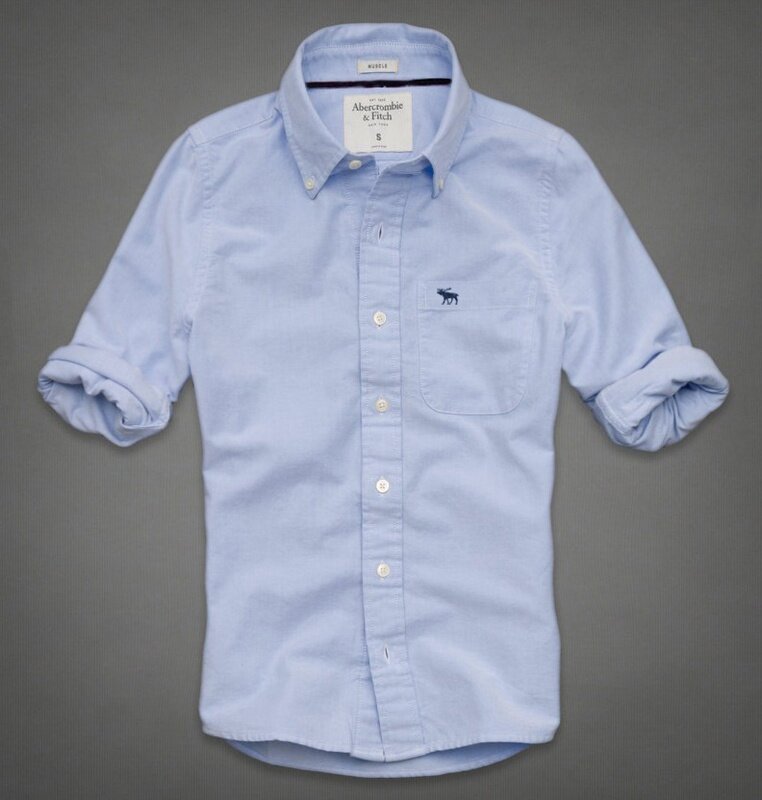 Abercrombie & Fitch Homme 2366 Washed Long Chemises