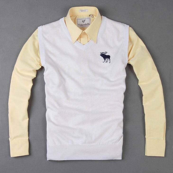 Abercrombie Fitch Homme 1213 Pull vente de vêtements