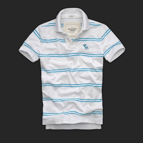 Abercrombie & Fitch Homme 3260 Polo T-shirts Strip