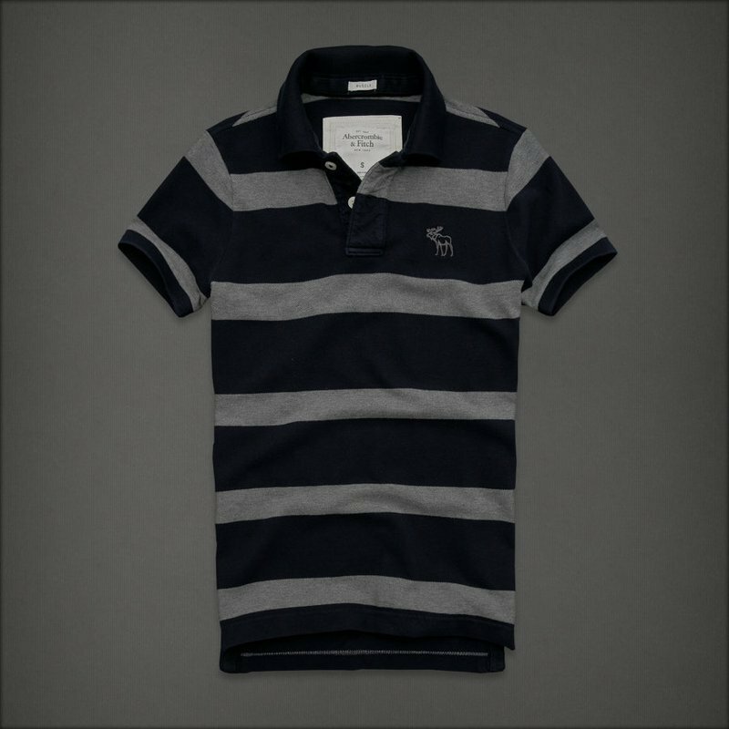 Abercrombie & Fitch Homme 3262 Polo T-shirts Strip