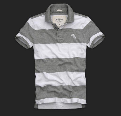 Abercrombie & Fitch Homme 3264 Polo T-shirts Strip