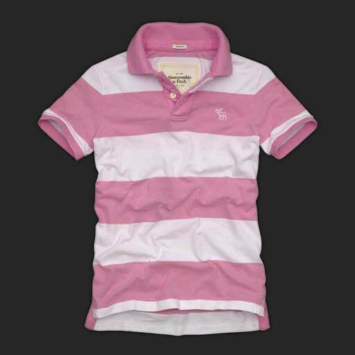 Abercrombie & Fitch Homme 3266 Polo T-shirts Strip