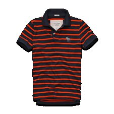 Abercrombie & Fitch Homme 3268 Polo T-shirts Strip
